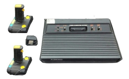 Consola Atari Modelo 2600 + Joysticks + De Colección