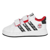 Zapatilla adidas Grand Court X Marvel Spider-man Niños White