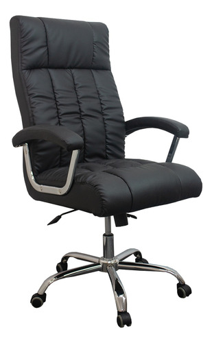 Silla Ejecutiva Reclinable Cuero Sintetico Diseño Ergonomico