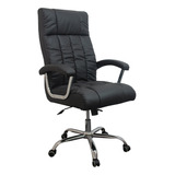 Silla Ejecutiva Reclinable Cuero Sintetico Diseño Ergonomico