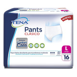 Pants Adulto Tena Clasico Large X 16und