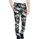 Jogger Pants Burnside Regular Fit Camouflage Print Hombre