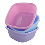 Set De Lavabo Cuadrado De Plastico Doryh De 12 Cuartos De 3