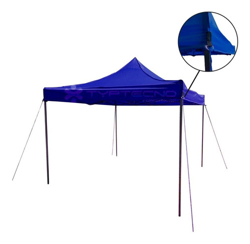 Gazebos Plegables 3x3 Exterior Reforzado Con Bolso, Estacas