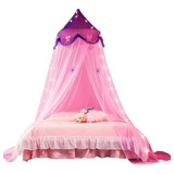 Toldo De Cama Con Luces Y Mosquitera Para Dormitorio De Niña