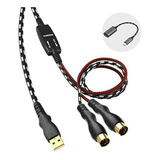 Cable Midi Compatible Con Piano Y Pc.