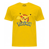 Playera Pokemon Logo Pikachu T-shirt
