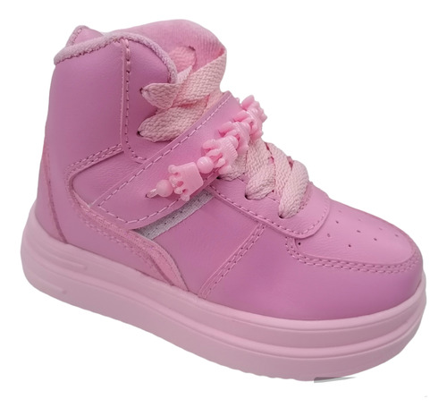 Zapatos Bota Tenis Zapatilla Rosa Barbie Para Niña 