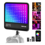 Kit De Iluminación De Panel De Luz De Video Led Rgb Con Cont