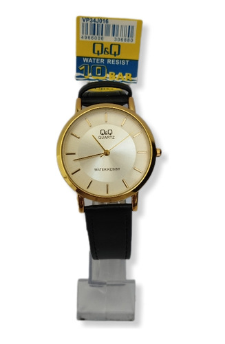 Reloj Q&q Unisex Manilla De Cuero