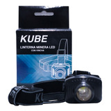 Linterna Vincha Minero 1 Led Cabeza Trabajo Camping Kube