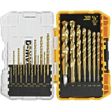 Dewalt Set De 21 Brocas Revestidas Titanio Metal Madera