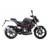 Forro Moto Broche + Ojillos Benelli Naked 180s Black