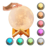 Lampara D Luna 3d Iluminacion Decoracion Hogar Colores Touch