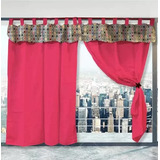 Cortinas Ambiente Tropicales Lisas Estampadas + Envio Gratis