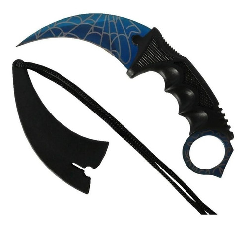 Faca Karambit Cs Go Rainbow Fade Real Fulltang + Bainha