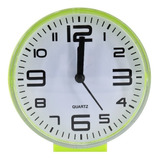 Reloj Despertador Redondo Color Verde Limon