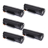 5x Cartucho De Toner Para P1102w M1132 P1005 M1120-285/435a