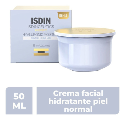 Isdin Hyaluronic Moisture Normal 50g Piel Normal - Refill