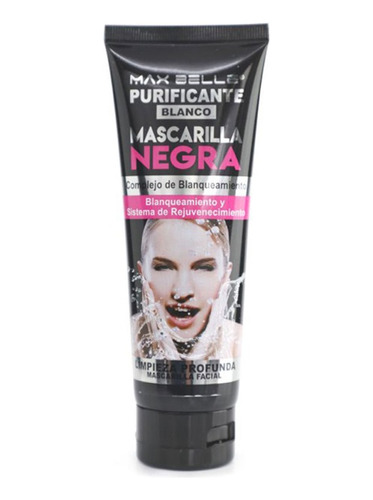 Mascarilla Facial Negra Blanqueadora - Max Belle