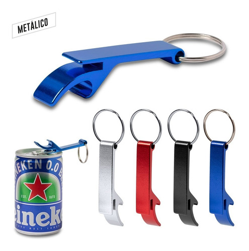 Llavero Destapador Stiked En Aluminio Latas Botellas X 2unid