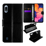 Capa Case Capinha Carteira Flip P/ Galaxy A10 A105 Tela 6.2