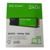 Hd Ssd Nvme 240gb Western Digital Wd Green Sn350 Wds240g2g0c