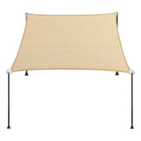 Toldo Rectangular De 5 X 8 Pies, Color Beige, Con Borde Rect