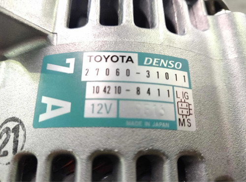 Alternador Toyota Machito Fortuner 4runner Motor 1gr 4.0 Foto 3