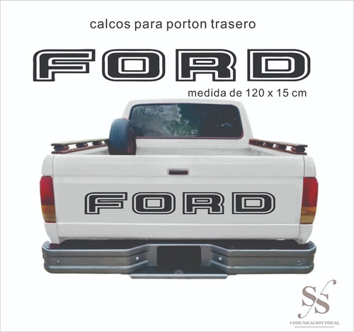 Calco Ford Porton Trasero