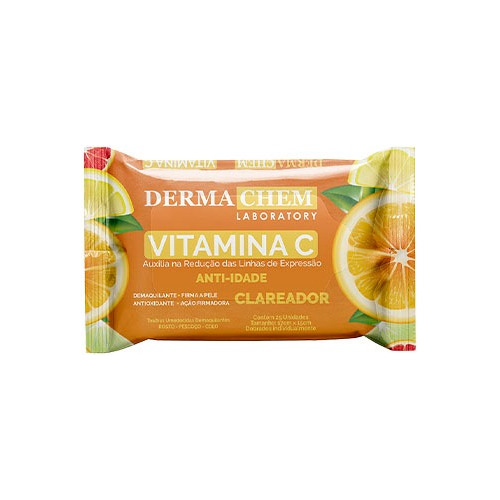 Lenço Demaquilante Vitamina C Dermachem