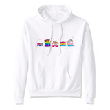 Sudadera Lgbt Arcoiris Pride Gatitos Kawai Amigos Amor