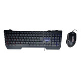 Combo Teclado Mouse Usb 1000 Dpi Rgb Multicolor 104 Teclas