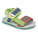 Sandália Infantil Bibi Roller Colorida Menino Velcro 1103226