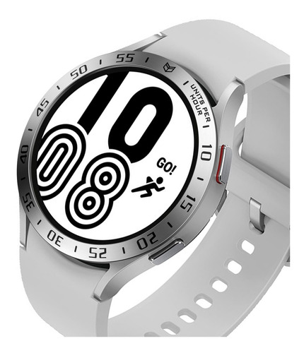Anillo Reloj Plata Para Samsung Galaxy Watch4 44 Mm, Scratch
