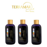  3 Shampoo Matizador De Cabello Teñido Terramar® 250ml