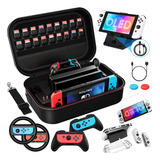 Kit De Accesorios Con Estuche Para Switch Oled, 12 En 1