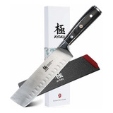 Kyoku Samurai Series Cuchillo Japonés Nakiri Para Verdura