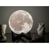 Lampara Velador Luna 3d Led Moonlamp 18cm Personalizada!!