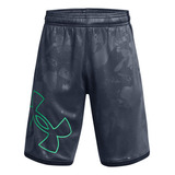 Shorts Ua Tech Para Niño Gris Under Armour