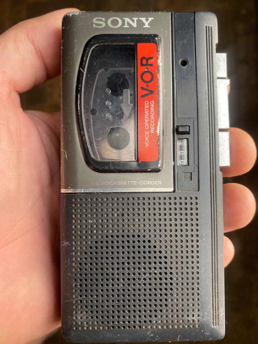 Gravador Mini K7 Ge Antigo Usado Sucata Não Testado Cassete