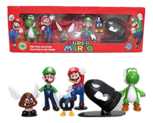 Set Muñecos Mario Bross Serie 2 - Primera Generación