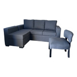 Sillon Esquinero Living 240 Cm Con Matera Katie Living 