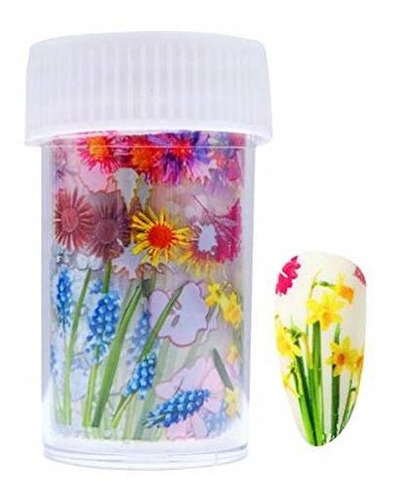 Arte De Uñas De Girasol Flor De Flores Arte De Uñas Arbol