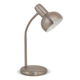 Lámpara De Escritorio Velador Melo Flexible Cromo/cobre/plat