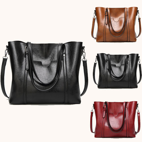 Elegante Bolso De Cuero Suave Para Mujer, Bolsa De Ordenador