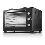 Horno De Mesa Electrico Smart Tek 70 Litros Con Anafe Eo-700 Color Negro