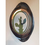 Girador De Viento En Acero Inoxidable cactus 12cm