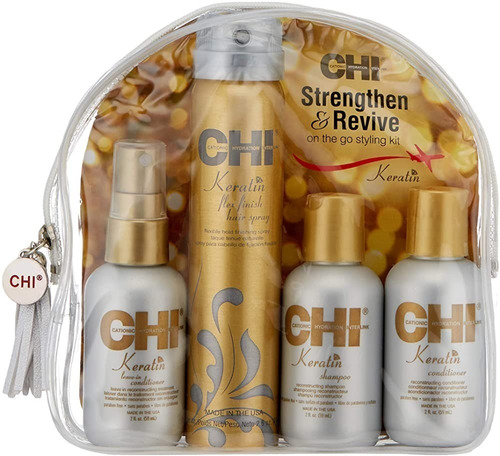 Kit Para Viajes Travel Size 4pzas Chi Keratin 