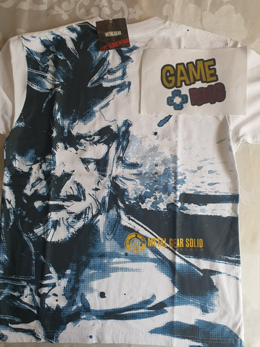 Playeras M Y G Metal Gear Solid Snake Oficiales Japón 